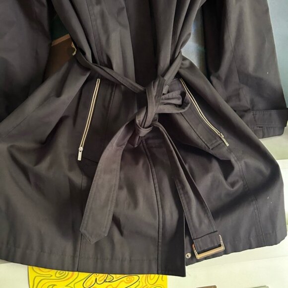 Ivanka Trump Black Trench Coat Windbreaker XL - Picture 5 of 16